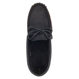 Men's Earthing Moccasins Black Leather BB11526BL (Final Clearance - Size 14 ONLY)