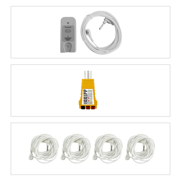 COMPLETE Earthing Sheet Set with Tester and Checker