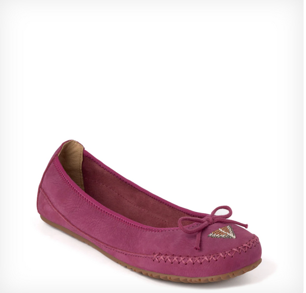 Women's Butterfly Flat Moccasins With Copper Rivet