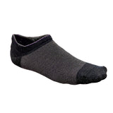 No Show Earthing Socks Silver