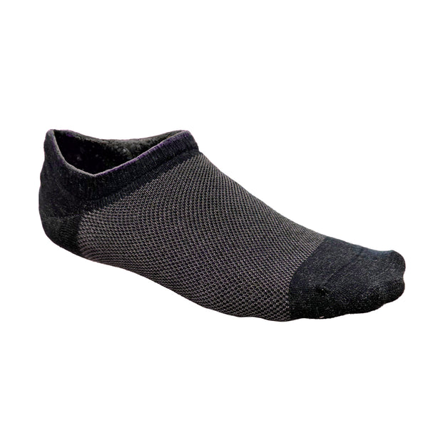 No Show Earthing Socks Silver