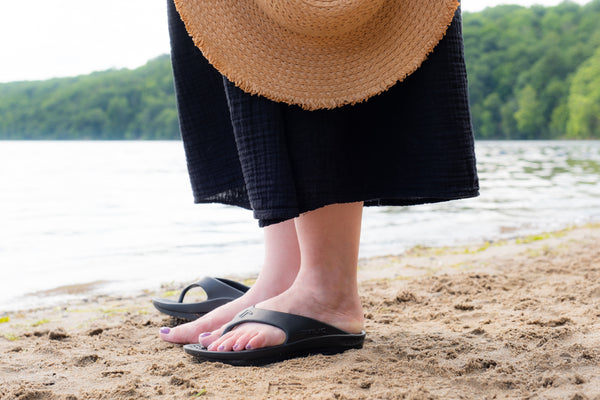Women's Earthing Flip-Flops Copper Rivet Energy Telic