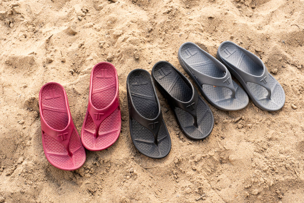 Women's Earthing Flip-Flops Copper Rivet Energy Telic