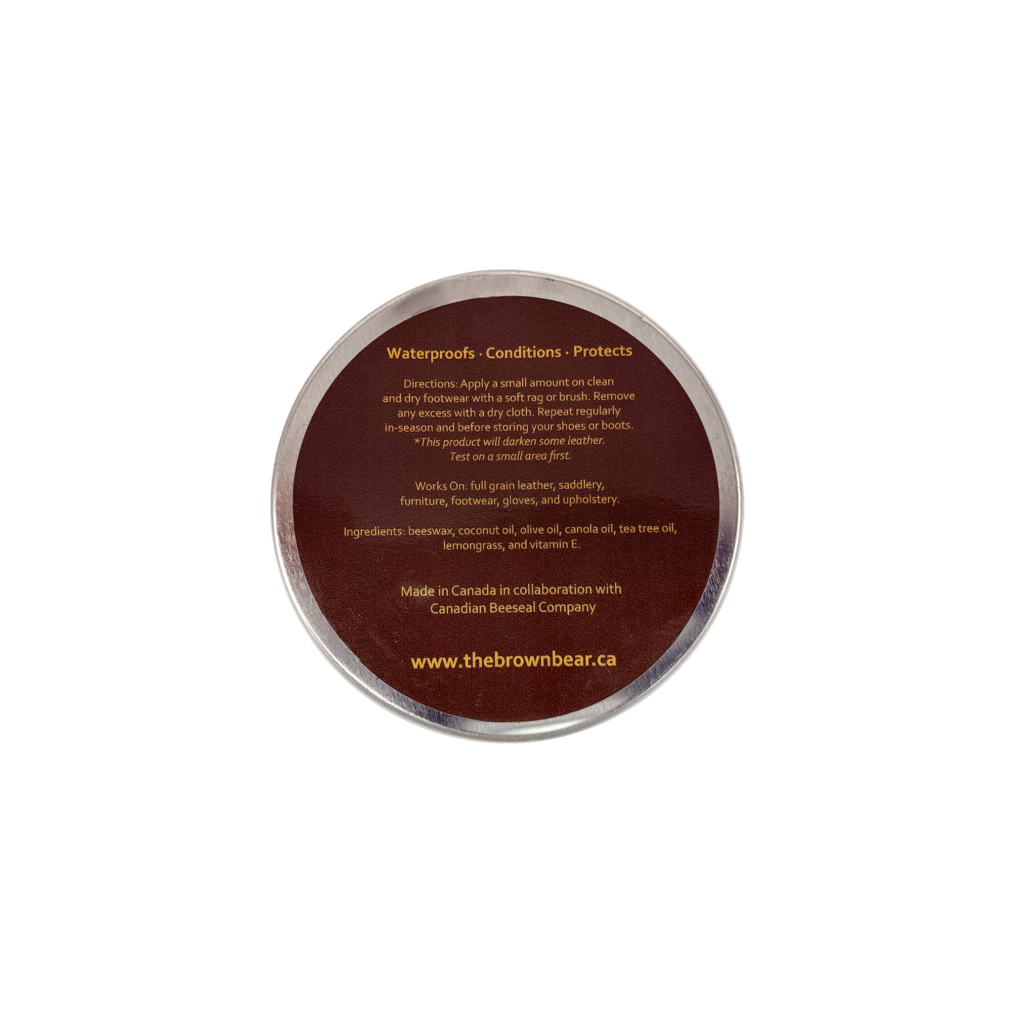 The Brown Bear Canadian Beeseal Leather Conditioner & Protector Healthy & Grounded The Brown Bear Canadian Beeseal Leather Conditioner & Protector Healthy & Grounded