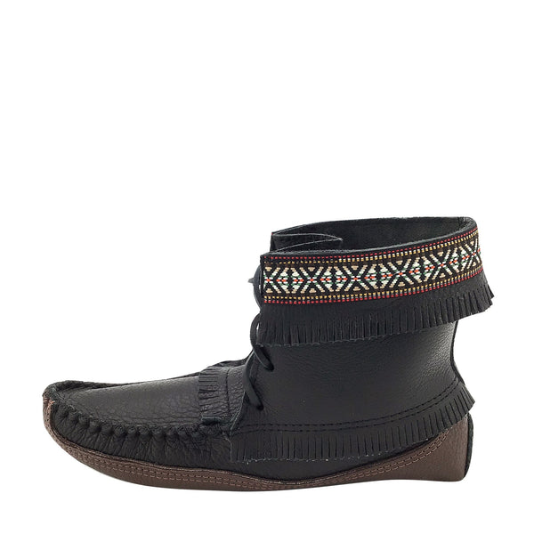 Men's Black Earthing Moccasin Boots (FINAL CLEARANCE)