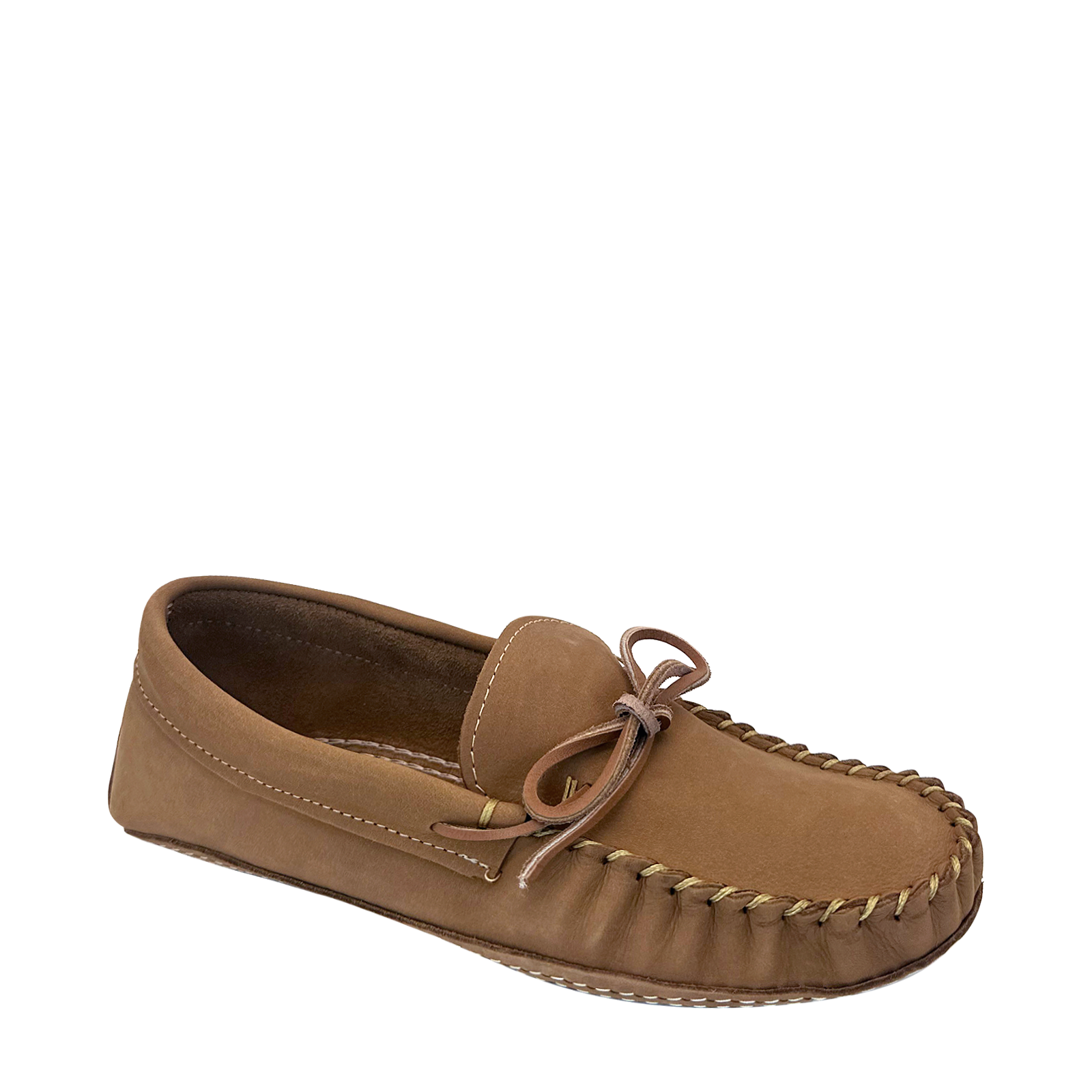 Mens Unlined Genuine Leather Wide Fitting Soft Sole Earthing Moccasins Healthy Grounded