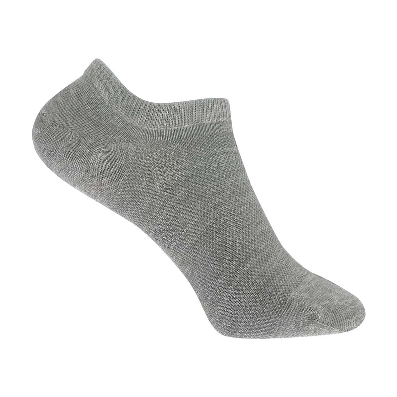 No Show Earthing Socks Silver