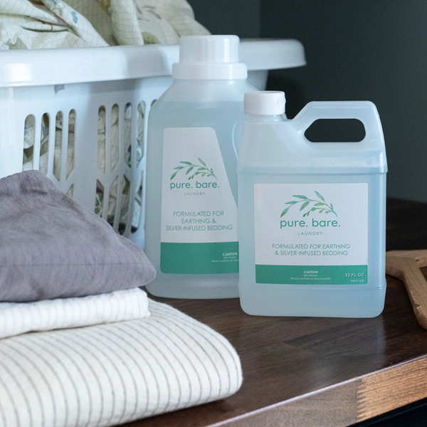 pure. bare. Silver-Safe Earthing Laundry Detergent