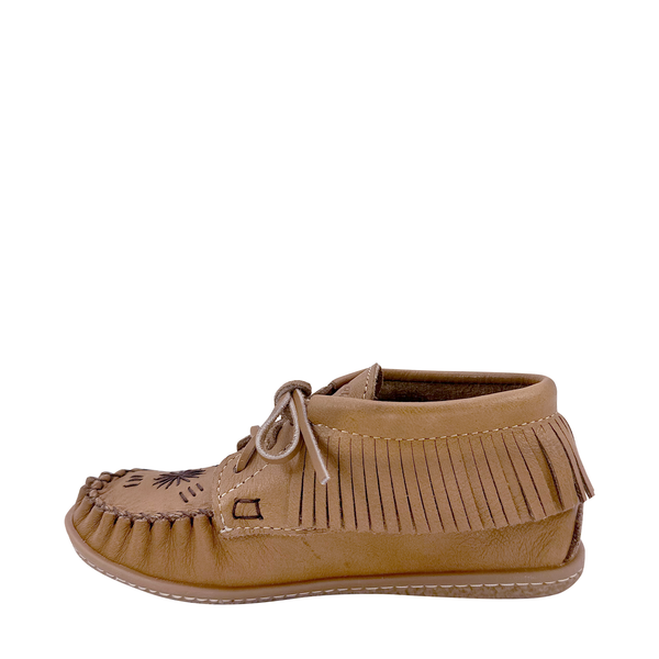 Women's Earthing Moccasins Fringe Copper Rivet Rubber Sole 2074CKL-R