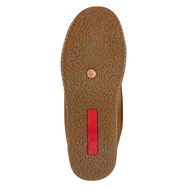 Women's Earthing Moccasins Fringe Copper Rivet Rubber Sole 2074CKL-R