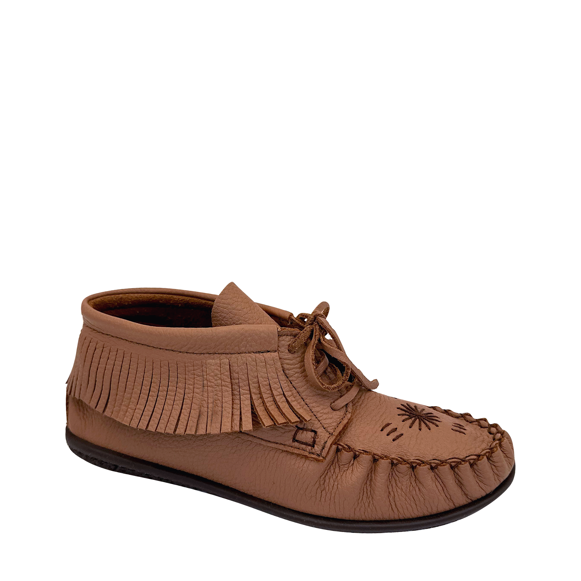 Fringe ankle moccasins on sale