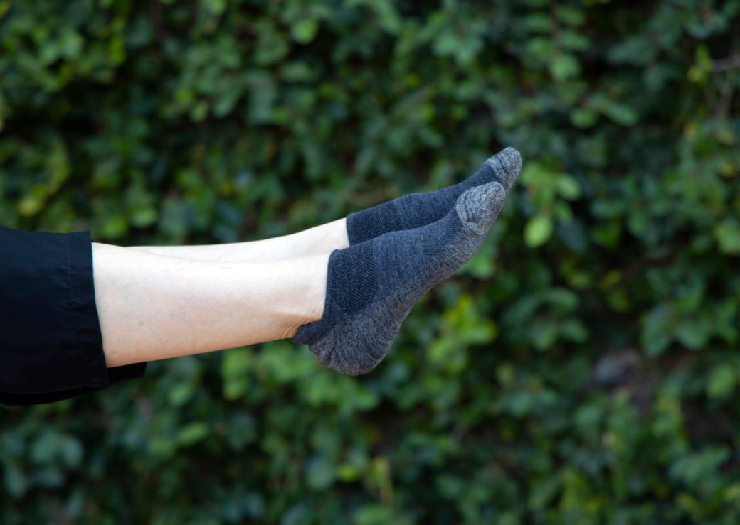 No Show Conductive Socks for Earthing with Pure Plated Silver Thread