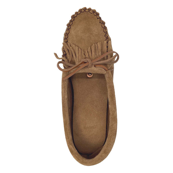 Women's Earthing Moccasin Shoe Suede Copper Rivet  43160-R