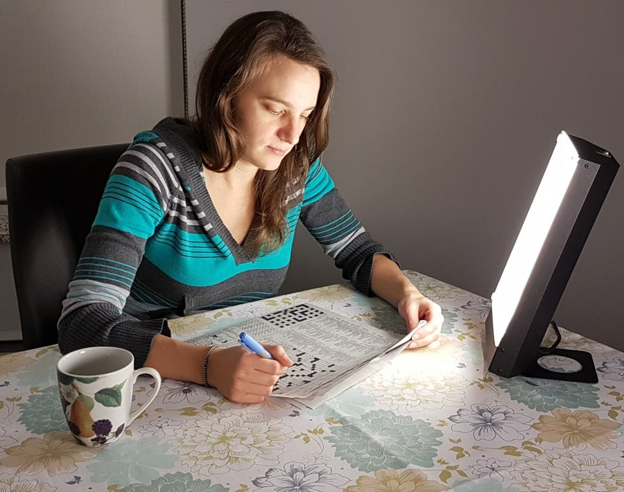 BOXelite Therapy Lightbox Desk Lamp Natural Treatment for Depression