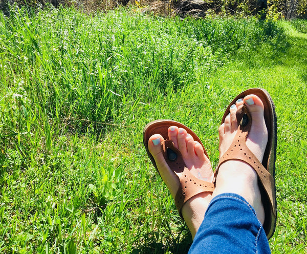 Women's Earthing Sandals Copper Rivet Brooke