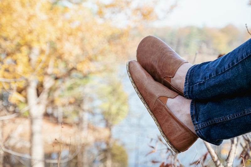 Men's Wide Earthing Shoes with Copper Rivet (Final Clearance)