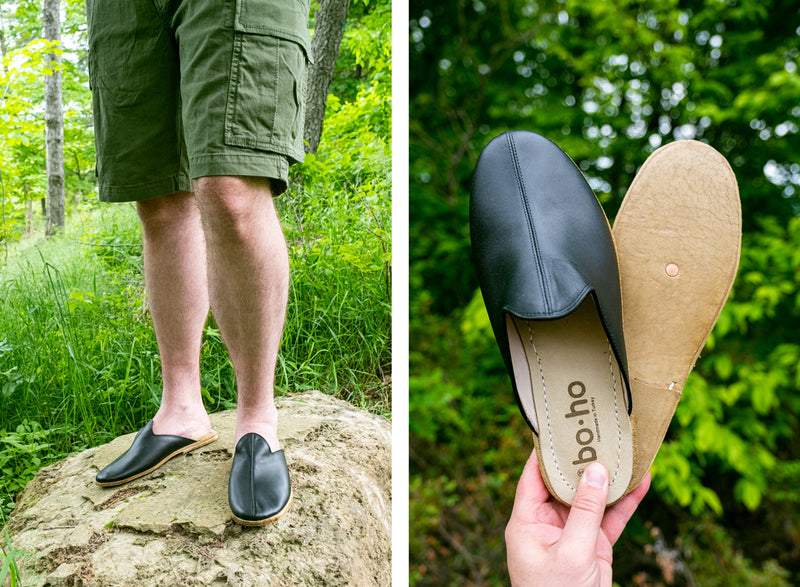 Men's Earthing Slip On Mules Copper Rivet (Final Clearance 42 & 43 ONLY)