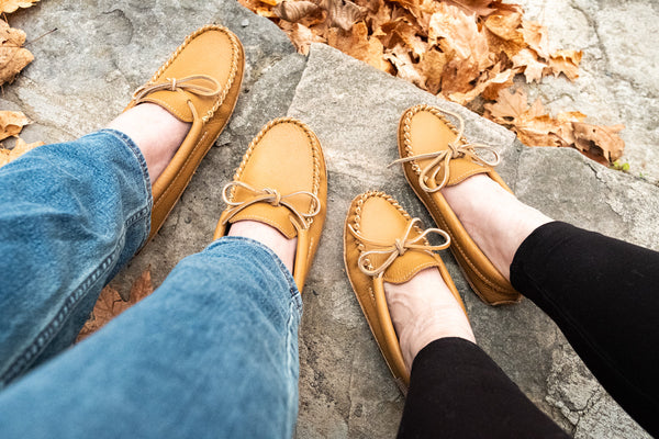 Women's Leather Earthing Moccasins BB3107L