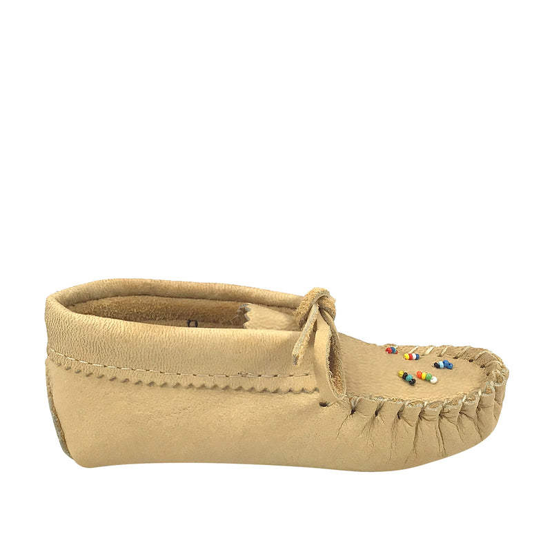 Baby, Children and Youth Earthing Moccasins Beaded Moose Hide Leather 4337