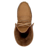 Men's Earthing Moccasin Boots Moosehide Native Braid Ankle BB37597C