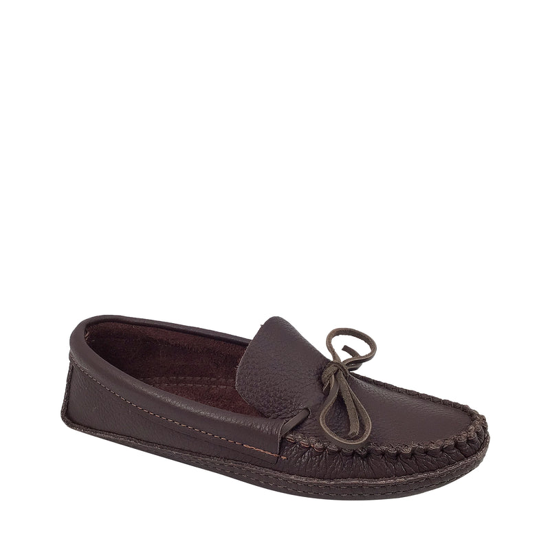 Men's Earthing Moccasins Dark Mahogany Leather BB86 (Size 7, 9, 12 ONLY)