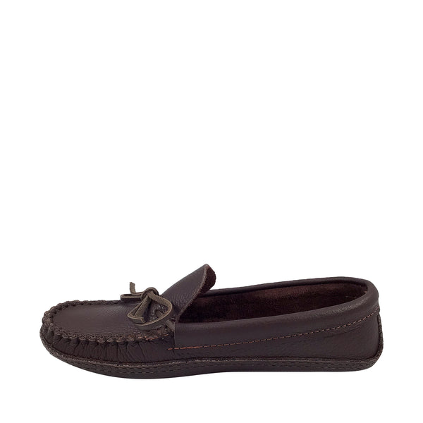 Men's Earthing Moccasins Dark Mahogany Leather BB86 (Size 7, 9, 12 ONLY)