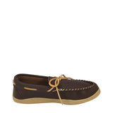 Men's Earthing Moccasins Fudge Moose Hide Copper Rivet 41472FDM-R