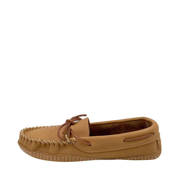 Men's Earthing Moccasins Wide Brown Leather 1461-N