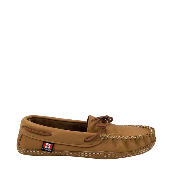 Men's CLEARANCE Earthing Moccasins Wide Brown Leather 1461-N (9 & 10 only)