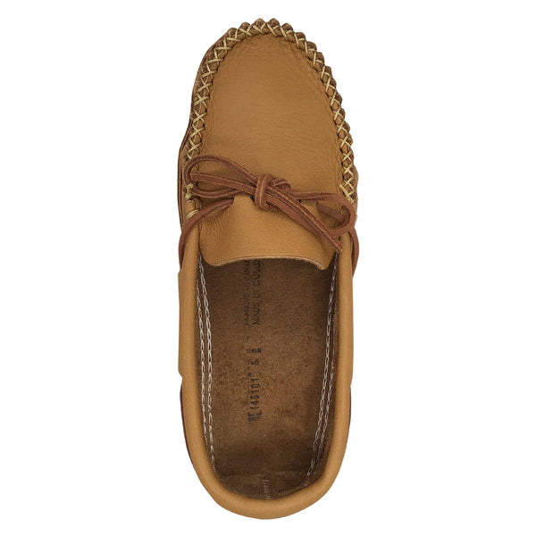 Men's Earthing Moccasins Wide Brown Leather 1461-N