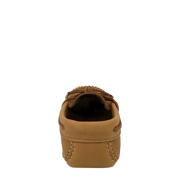 Men's Earthing Moccasins Wide Brown Leather 1461-N