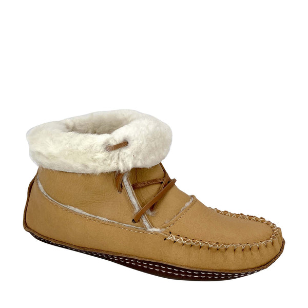 Men's CLEARANCE Earthing Moccasin Boots Moosehide Sheepskin (12 ONLY)