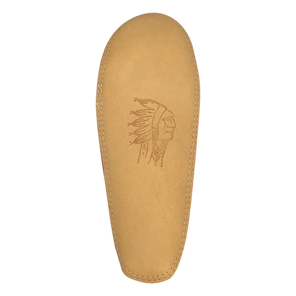 Women's Earthing Moccasins Moosehide Beaded and Fringed BB7574L