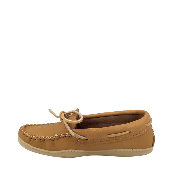 Women's Earthing Moccasin Shoes Cork Copper Rivet Rubber Sole KB831R-L