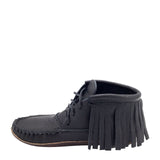 Women's Earthing Moccasins  Moose Hide Fringed (Clearance)