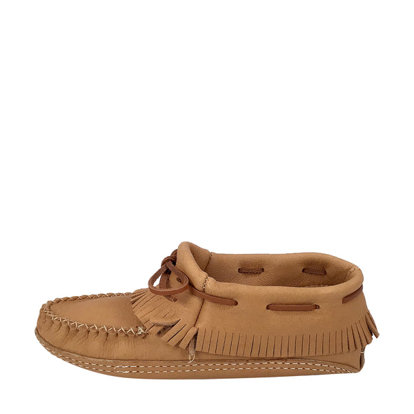 Women's Earthing Moccasins Moosehide Ankle BB468-N